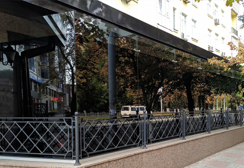 тонировка фасадов